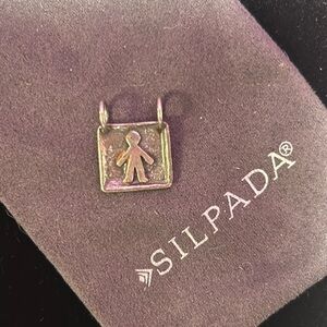 Silpada Boy Necklace Charm